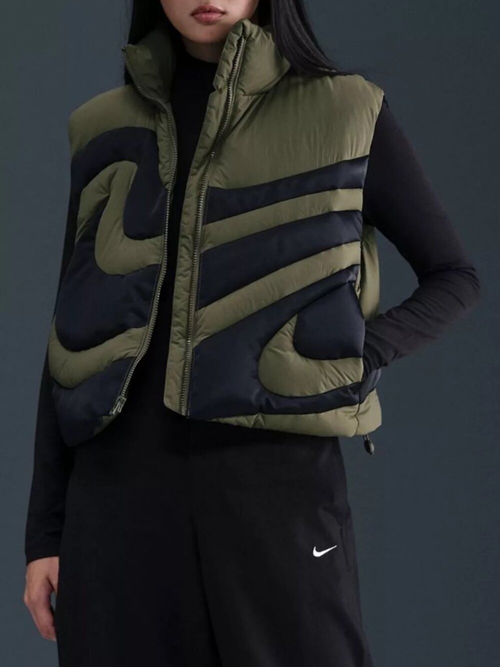 Nike Sportswear Swoosh Series Oversized Down Vest - Womens L